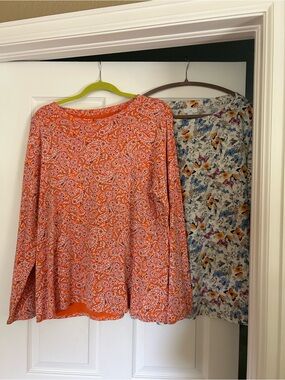 Two J. Jill Long-Sleeve Tops